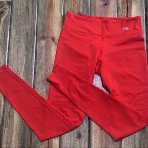 Mika Yoga Orange Leggings Size L/XL